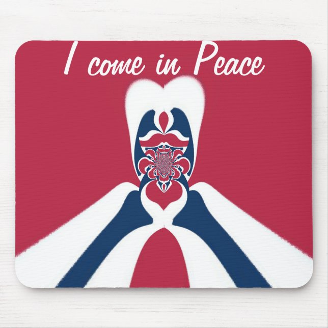 Phantastische Abstrakte E.T. Art Print Mousepad (Vorne)