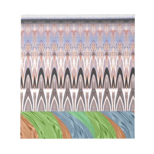 Phantastische Abstrakte Musterkunst Notizblock (Vorderseite)