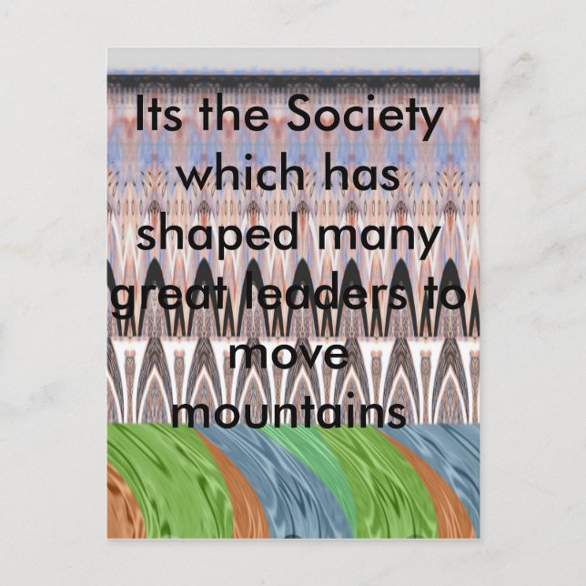 Phantastische Abstrakte Musterkunst Postkarte (Vorderseite)