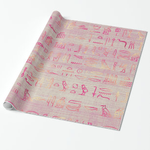 Phantastische ägyptische Hieroglyphen  Geschenkpapier