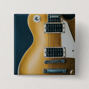 Phantastische akustische Gitarre Button