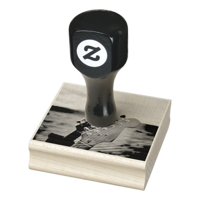 Phantastische akustische Gitarre Gummistempel (Stempel)