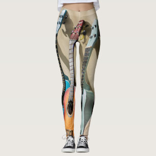 Phantastische akustische Gitarre Leggings