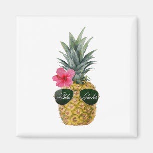 Phantastische Ananas-Shirts - Aloha Beaches Tropis Magnet