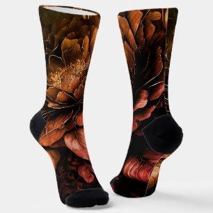 Phantastische Anordnung Rust Akzentuieren Vintage Socken