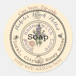 phantastische, anpassbare Seife Runder Aufkleber