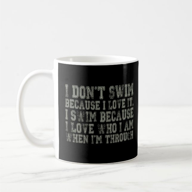 Phantastische Aussage zum Schwimmen Kaffeetasse (Links)