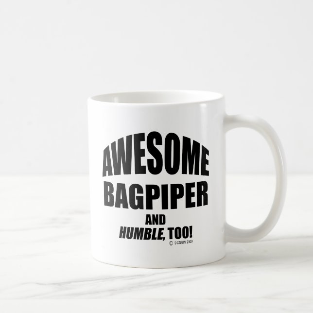 Phantastische Bagpiper Tasse (Rechts)