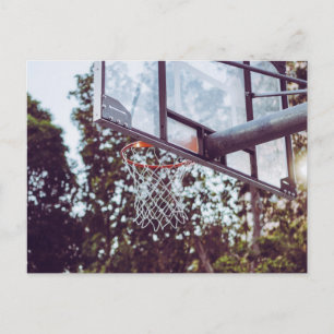 Phantastische Basketballarmatur Postkarte