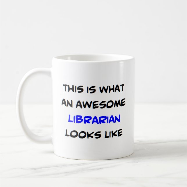 phantastische Bibliothekarin Kaffeetasse (Links)