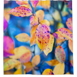 Phantastische Blätter von Cotonou Duschvorhang