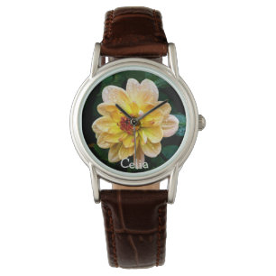 Phantastische Blume Armbanduhr