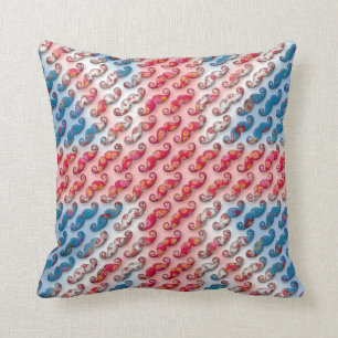 Phantastische Blumenmuster - UK-Flagge Kissen