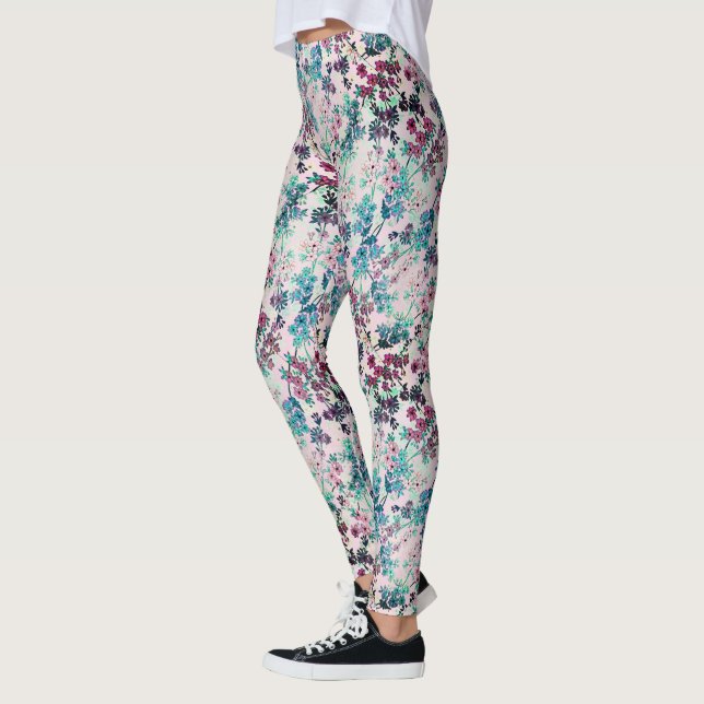 Phantastische Blüten Leggings (Links)