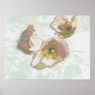 Phantastische Blüten Poster