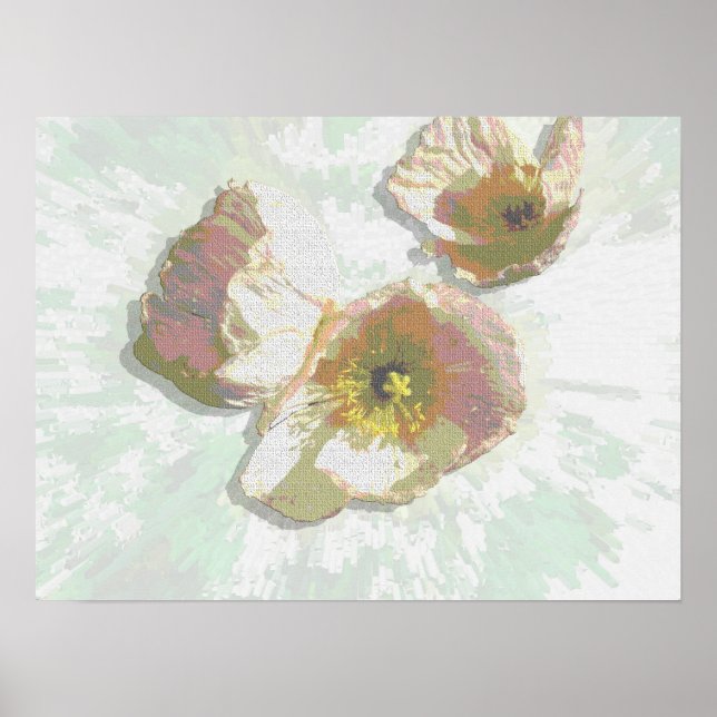 Phantastische Blüten Poster (Vorne)
