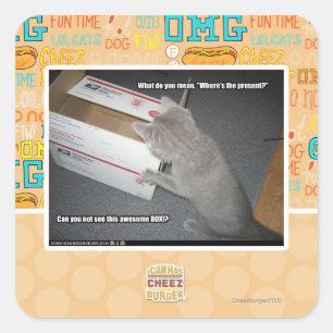 Phantastische Box Quadratischer Aufkleber