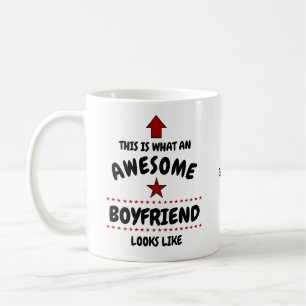 Phantastische Boyfriend Valentine Tasse Name hinzu