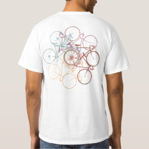Phantastische Circle T-Briefmarke der Fahrräder T-Shirt