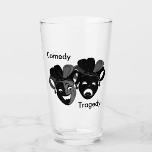 Phantastische Comedy und das Tragedy Theater Jeste Glas