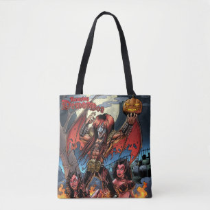 Phantastische Demon Boy Art Tote Tasche