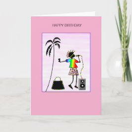 Phantastische DJ Music Star Geburtstag Karte