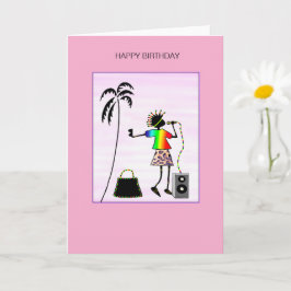 Phantastische DJ Music Star Geburtstag Karte