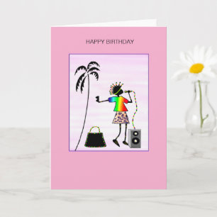 Phantastische DJ Music Star Geburtstag Karte