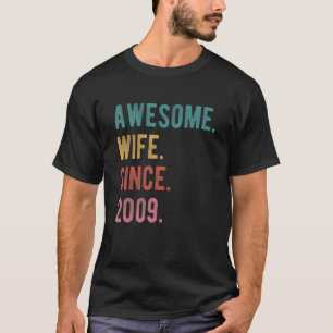 Phantastische Ehefrau Seit 13. Hochzeitstag 2009 T-Shirt