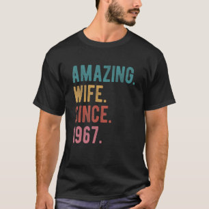 Phantastische Ehefrau Seit 1967 55. Hochzeitstag H T-Shirt