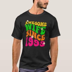 Phantastische Ehefrau seit 1995 Hochzeitstag Groov T-Shirt