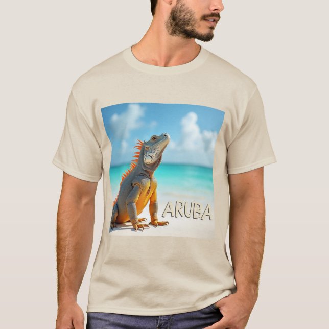 Phantastische Eidechsen aus Aruba und Curacao T-Shirt (Vorderseite)