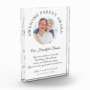 Phantastische Eltern dank neugeborener Hochzeit Fotoblock