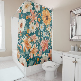 Phantastische empfindliche Blume Duschvorhang