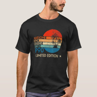 Phantastische Epische Legende Seit 1990 32 Geburts T-Shirt