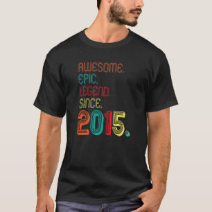 Phantastische Epische Legende seit 2015 7 Jahre al T-Shirt
