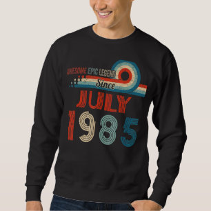 Phantastische Epische Legende Seit Juli 1985 37. G Sweatshirt