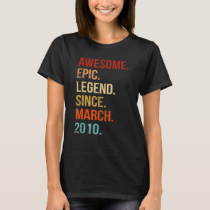 Phantastische Epische Legende Seit März 2010 12. F T-Shirt