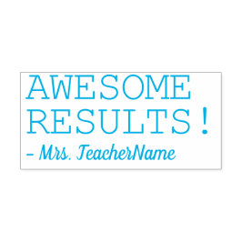 "PHANTASTISCHE ERGEBNISSE!" Tutor-Feedback-Rubber- Permastempel