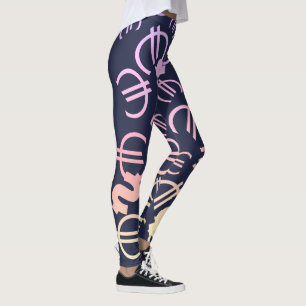 Phantastische Euro Dollars Muster Leggings
