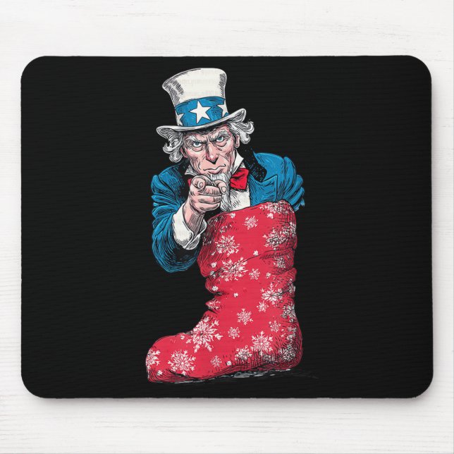 Phantastische festliche Socke mit Sam- und US-Farb Mousepad (Vorne)