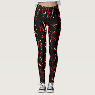 Phantastische Flammen Abstrakte Leggings
