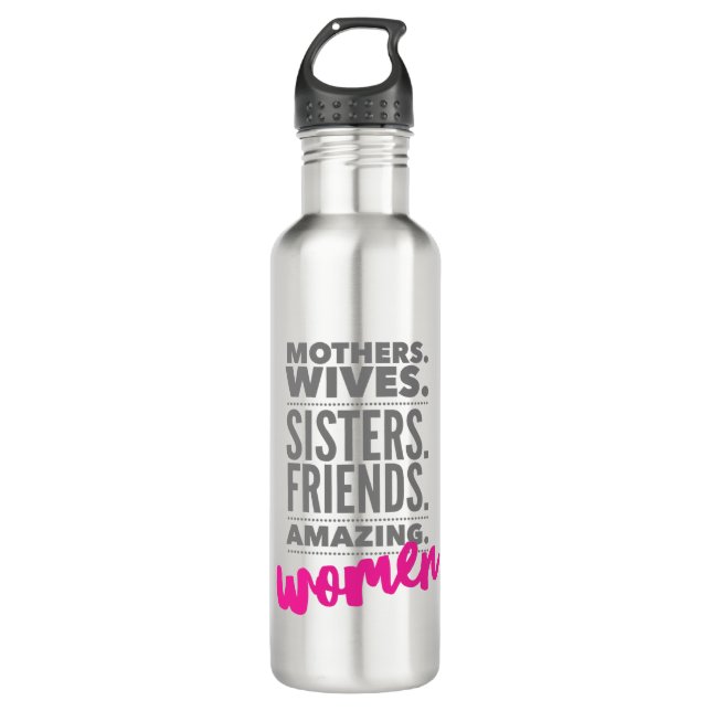 Phantastische Frauen Wasserflasche Edelstahlflasche (Vorderseite)