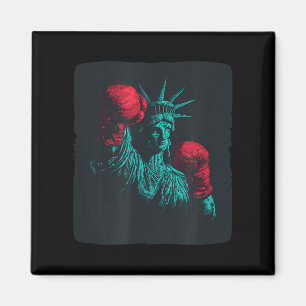 Phantastische Freiheit mit Boxhandschuhen Kostüm Magnet