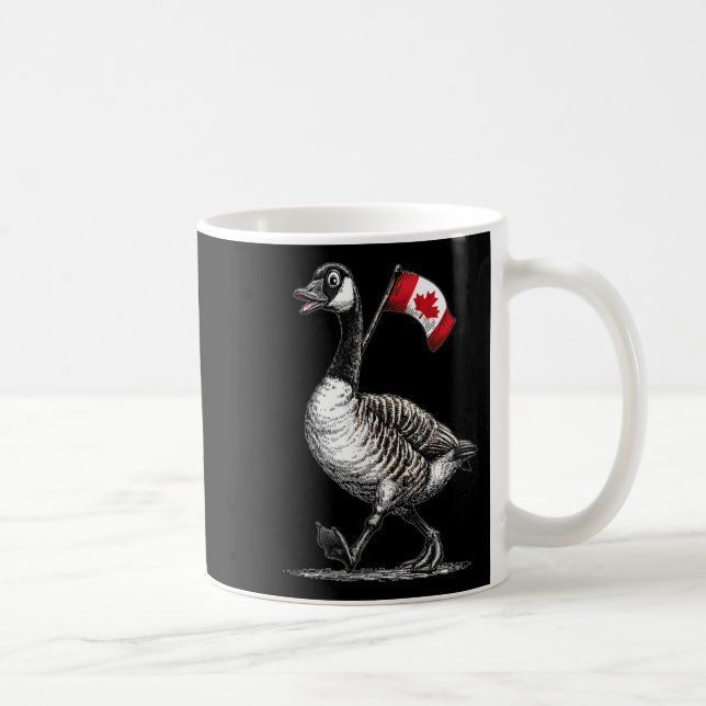 Phantastische Gänsegrafik für Kanada Liebhaber Kaffeetasse (Rechts)