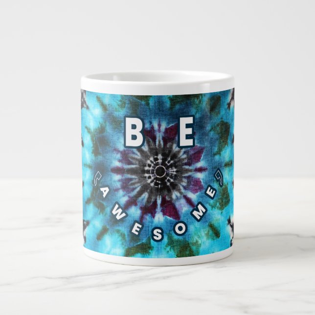 Phantastische Gefärbte Krawatte Jumbo-Tasse (Vorderseite)