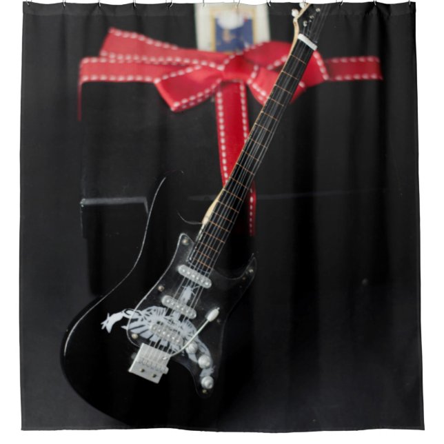 Phantastische Gitarre Duschvorhang (Vorderseite)