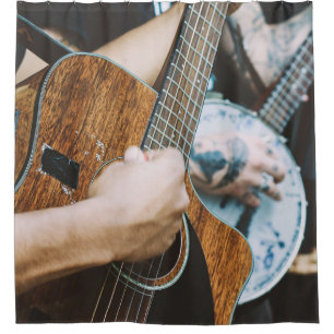 Phantastische Gitarre Duschvorhang