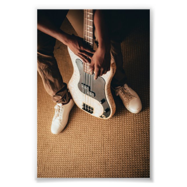 Phantastische Gitarre Fotodruck (Vorne)