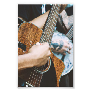 Phantastische Gitarre Fotodruck